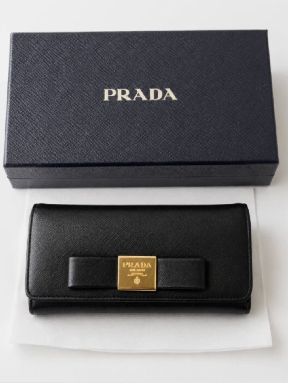 Authentic Prada Saffiano Leather Wallet